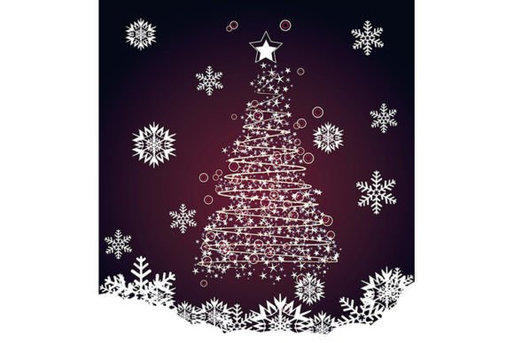 Abstract Christmas Tree