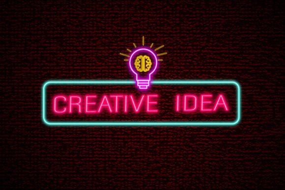 Creative Idea Lettering Neon Sign Font: A Versatile Design Tool