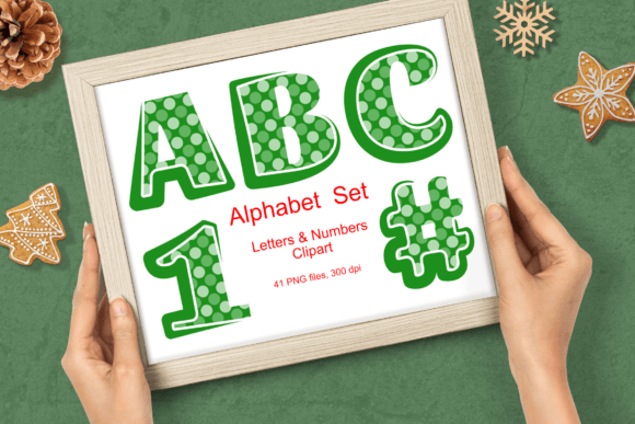 Elevating Visual Communication with Green Monochrome Dots Alphabet Clipart in Contemporary Design Workflows