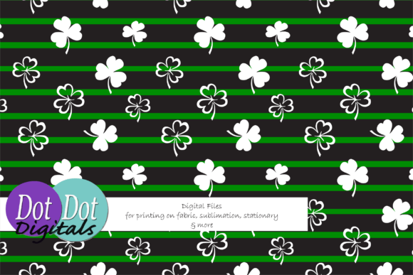Evaluating Shamrock Green and Black Stripes 2: A Versatile Digital Pattern for Creative Projects