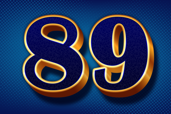 Golden Numbers Vector Images Blue Color: A Strategic Asset for Modern Design Workflows