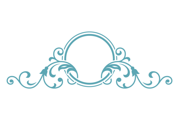 Round Filigree Frame Floral Swirl Decor: Elevating Your Design Projects with Timeless Elegance