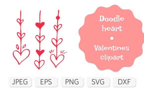 Simple Doodle Valentines Heart