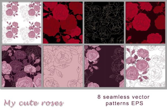 The Art of Endless Beauty: Mastering 8 Vector Floral Seamless Patterns for Modern Design
