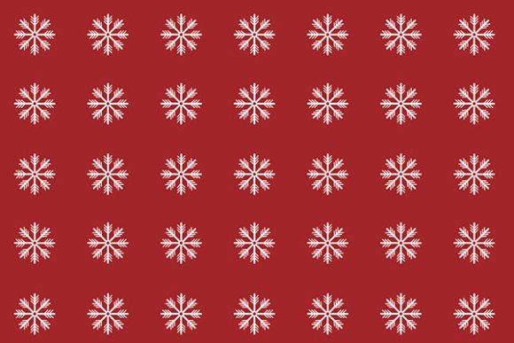 The Timeless Appeal of a Christmas Red Background with Snowflakes