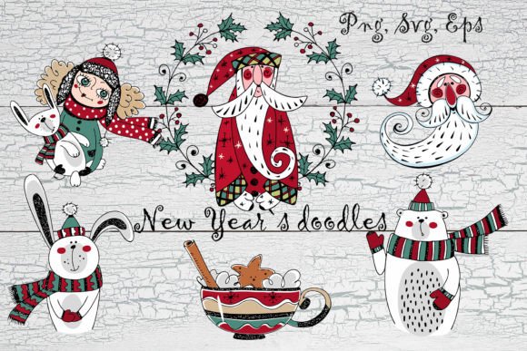 Unleash Festive Creativity: The Ultimate Guide to New Year Doodles PNG SVG Collections