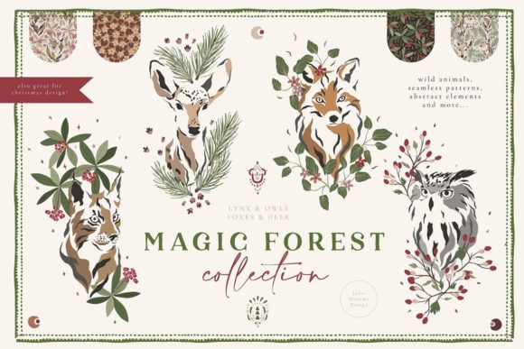 Unveiling the Magic Forest Collection: A Complete Guide to Festive Illustrations for Creative Projects