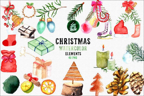 Watercolor Christmas Elements Clipart700: A Practical Guide to Elevating Your Holiday Designs