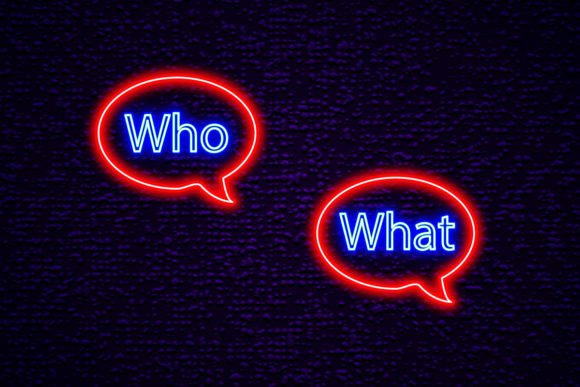 Who What Set Lettering Neon Sign Font